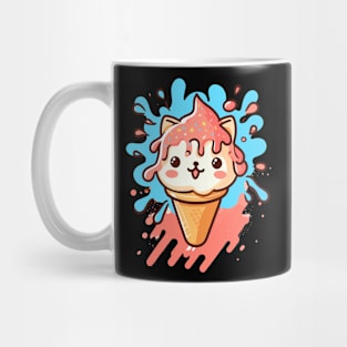 Ice cream kitten Mug